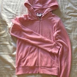 Velvet Pink Juicy Couture Zip-up Jacket